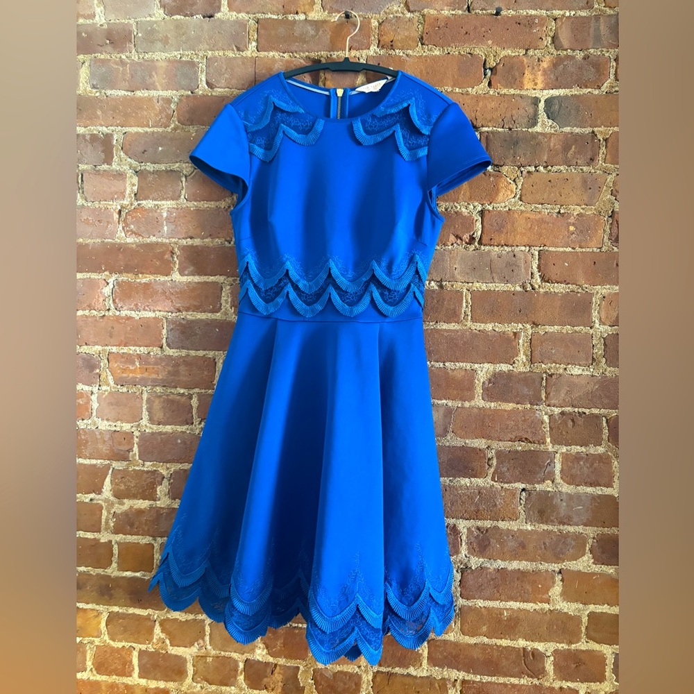 Gorgeous blue embroidered dress - Ted Baker